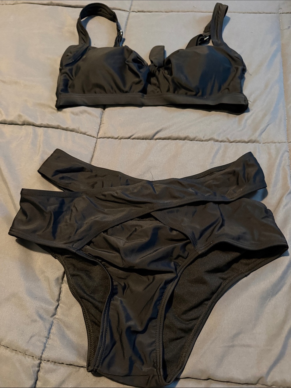 Women's Black Bikini Set - Classic Black Swimwear